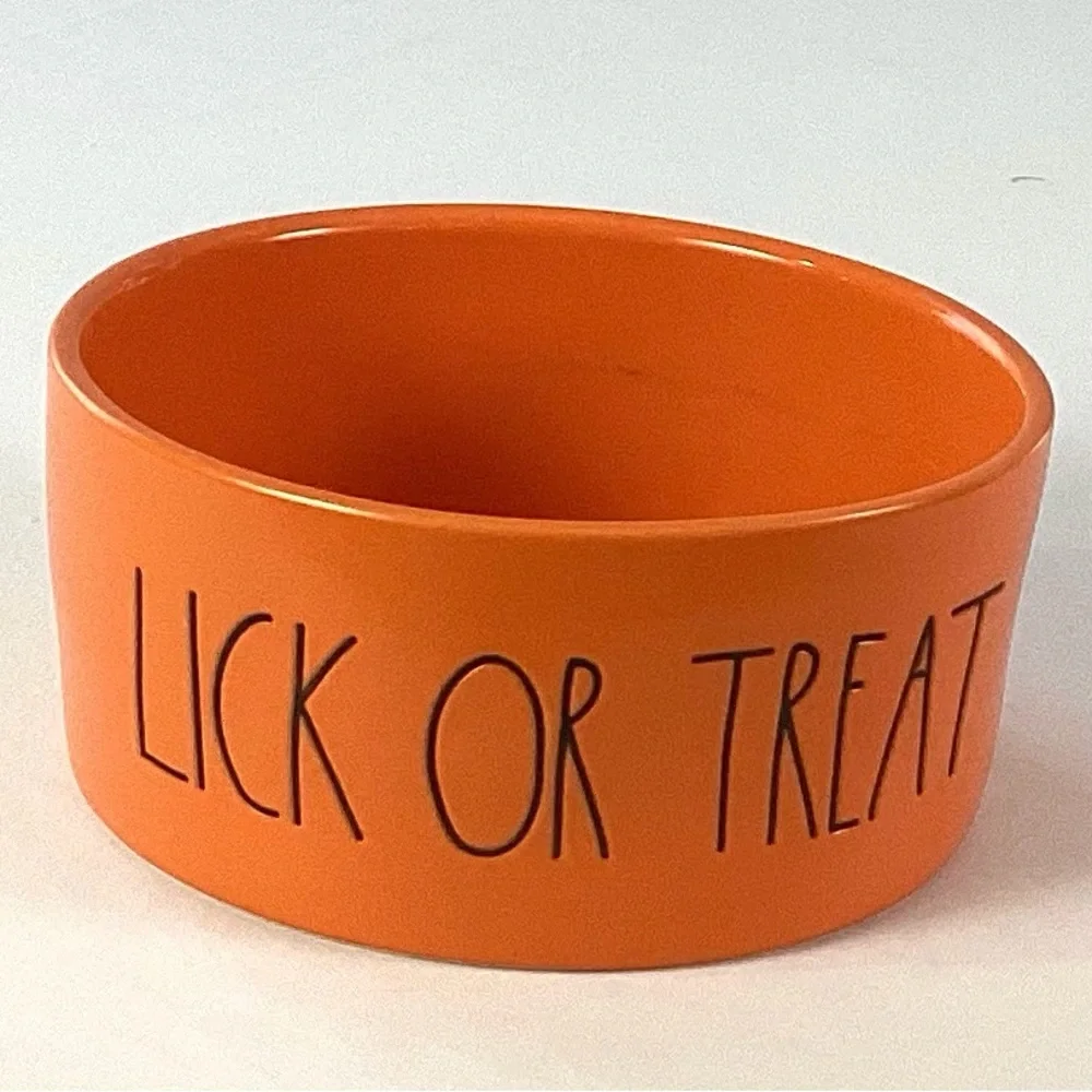 Rae Dunn Halloween cat/dog bowl